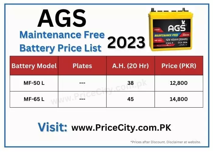 AGS Hybrid Battery