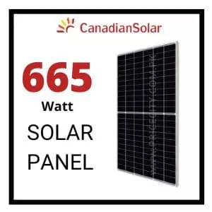 Canadian Solar Panel 665 Watt