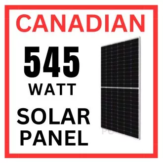 Canadian Tier 1 545 watt Solar Panel