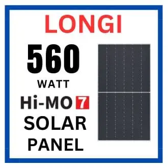 Hi Mo 7 Longi 560 watt Solar Panel